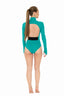 MODERN PLEASURE | Long-sleeved one-piece swimsuit