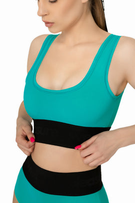 EASY TOP| Maudymosi liemenėlė + FORMING BOTTOM | Formuojančios maudymosi kelnaitės