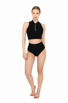 SPORTY TOP | Prailgintas maudymosi sportinukas